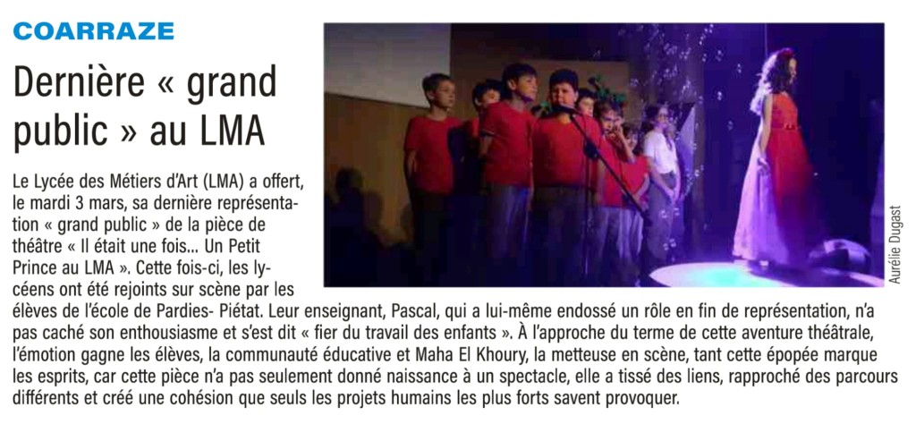 Dernière « grand public » au LMA